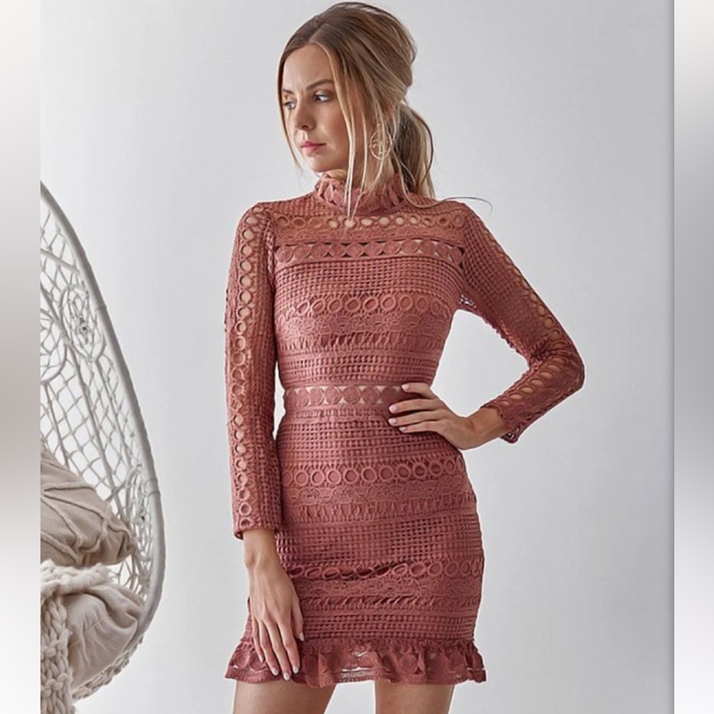 RIVERDALE DRESS - MAUVE